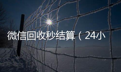 微信回收秒结算（24小高价回收vx秒结平台时高价回收微信秒结平台正规微信号回收秒结）
